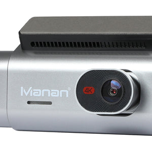 Manan 4K Car Dash Camera Front and Rear Wifi GPS 3 Lens-1973193799475793923