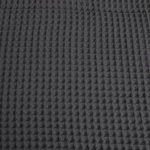 DreamZ Throw Blanket Cotton Waffle Blankets Grey Single-1973194040761520131
