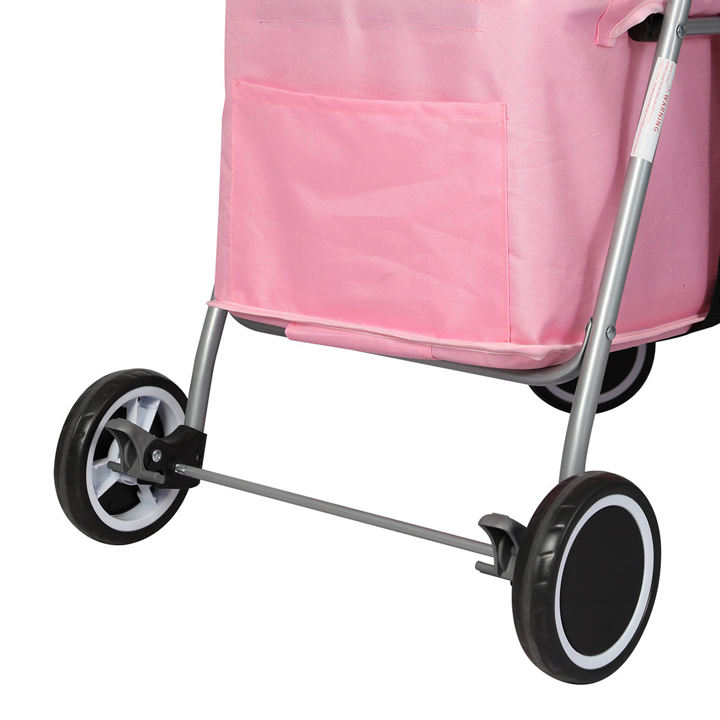 pawz-pet-stroller-dog-cat-carrier-foldable-pink-1975420406949089283