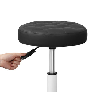 Levede 4x Rolling Bar Stool Swivel Salon SPA Chair Black-1996005584410906627