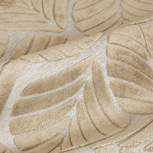 Marlow Floor Rug Soft Embossed Carpet Non Slip Plush Shaggy Rugs Leaf Pattern-1996005379183611907