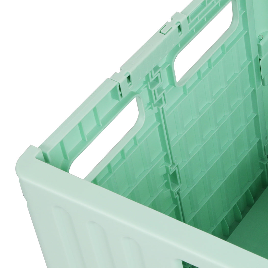 folding-shopping-trolley-cart-portable-green-1973193722497732611