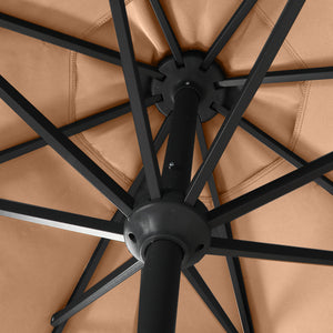 Centra 3M LED Outdoor Umbrella Base Stand Khaki-1996005491855200259