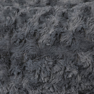 PaWz Calming Dog Bed Warm Soft Plush L Dark Grey Large-1973193664826052611