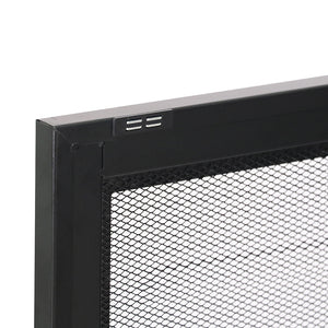 Levede Storage Cabinet Steel Kitchen Black-1973194076119502851
