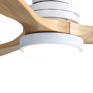 Spector Ceiling Fan 52'' DC Motor Wood Natural-1973193856954535939