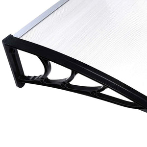 Mountview Window Door Awning Outdoor 1M X 4M Transparent 1x4M-1973193988395634691