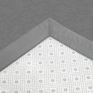Marlow Coral Velvet Area Rugs Large Mat 150x200cm Grey-1996005440860852227