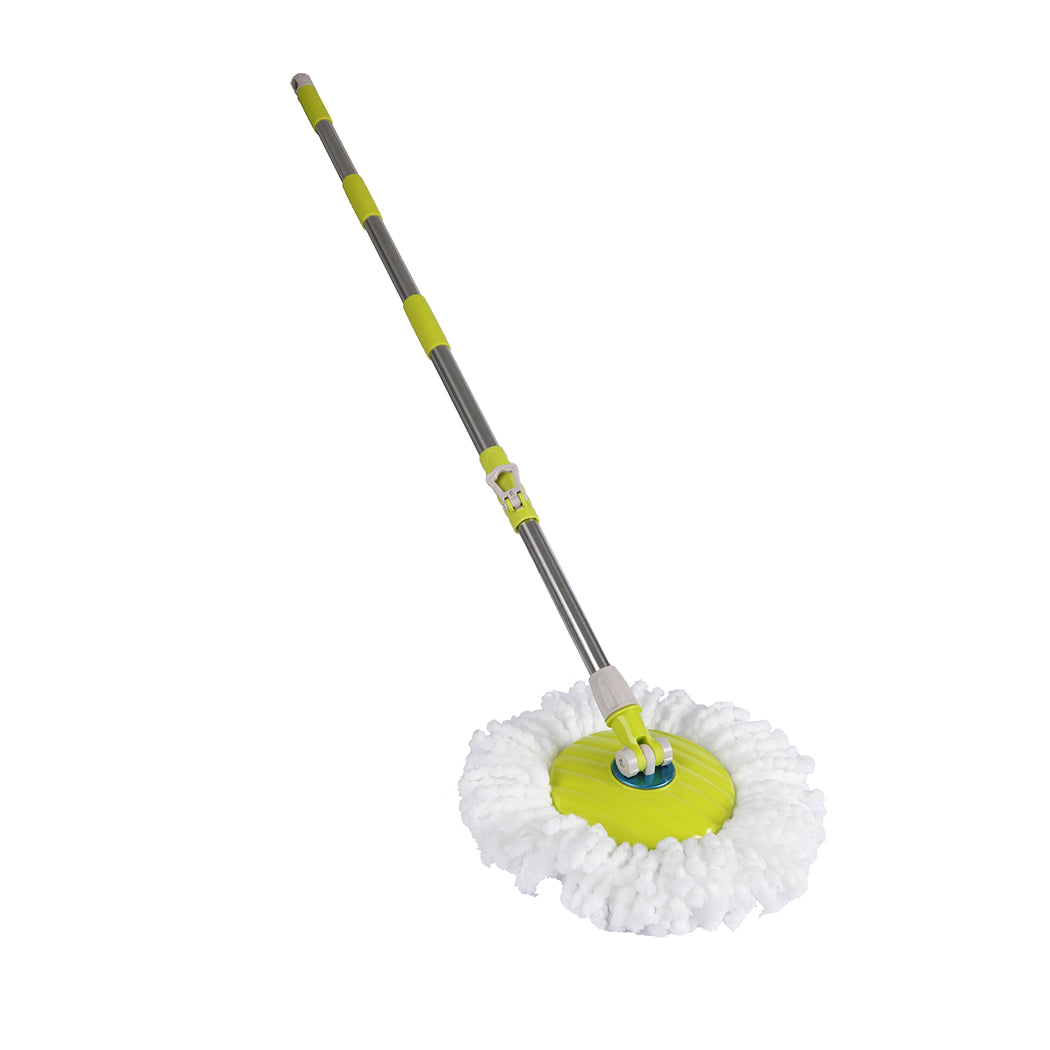 cleanflo-spin-mop-bucket-set-360-spinning-green-1973193868803444739