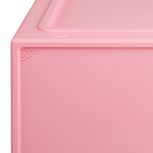 Stacked Sneaker Display Case Stackable Pink-1973193714444668931
