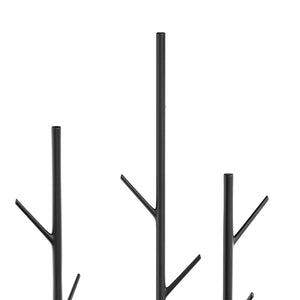 Levede Coat Rack Clothes Stand 8 Hook Organizer Black-1973193820665417731