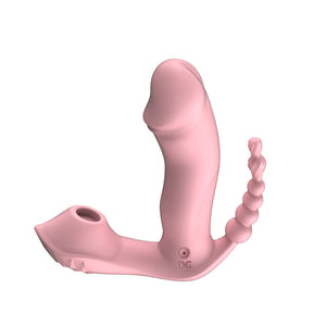 Urway Wearable Dildo Vibrator Stimulator Pink-1973193748615663619