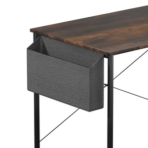 Levede L Shaped Computer Desk Corner Desk Brown-1996005368580411395