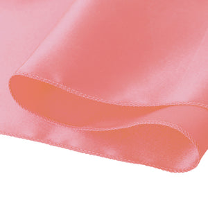 50x Satin Chair Sashes Cloth Cover Wedding Coral-1975420512872042499