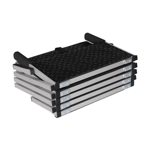 PaWz 5 Steps Dog Ramp Adjustable Height Black-1973193664029134851