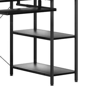 Levede Office Gaming Computer Desk Black-1996005369289248771