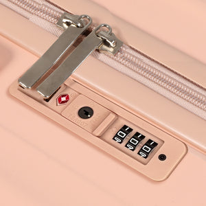 Slimbridge 24" Luggage Trolley Travel Hard Pink-1996005402382307331