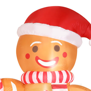Santaco Christmas Inflatable Outdoor Gingerbread Man 2.5M-1973194151256264707