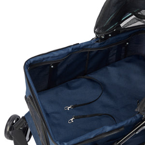 PaWz Large Pet Stroller Dog Cat Carrier Blue-1973193718429257731