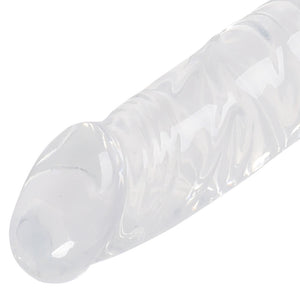 Crystal Dildo Dong Realistic Penis Cock White 15cm-1973193734933843971