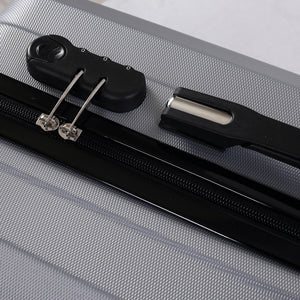 Slimbridge 2pcs 20"Travel Luggage Set Grey-1975420479338582019