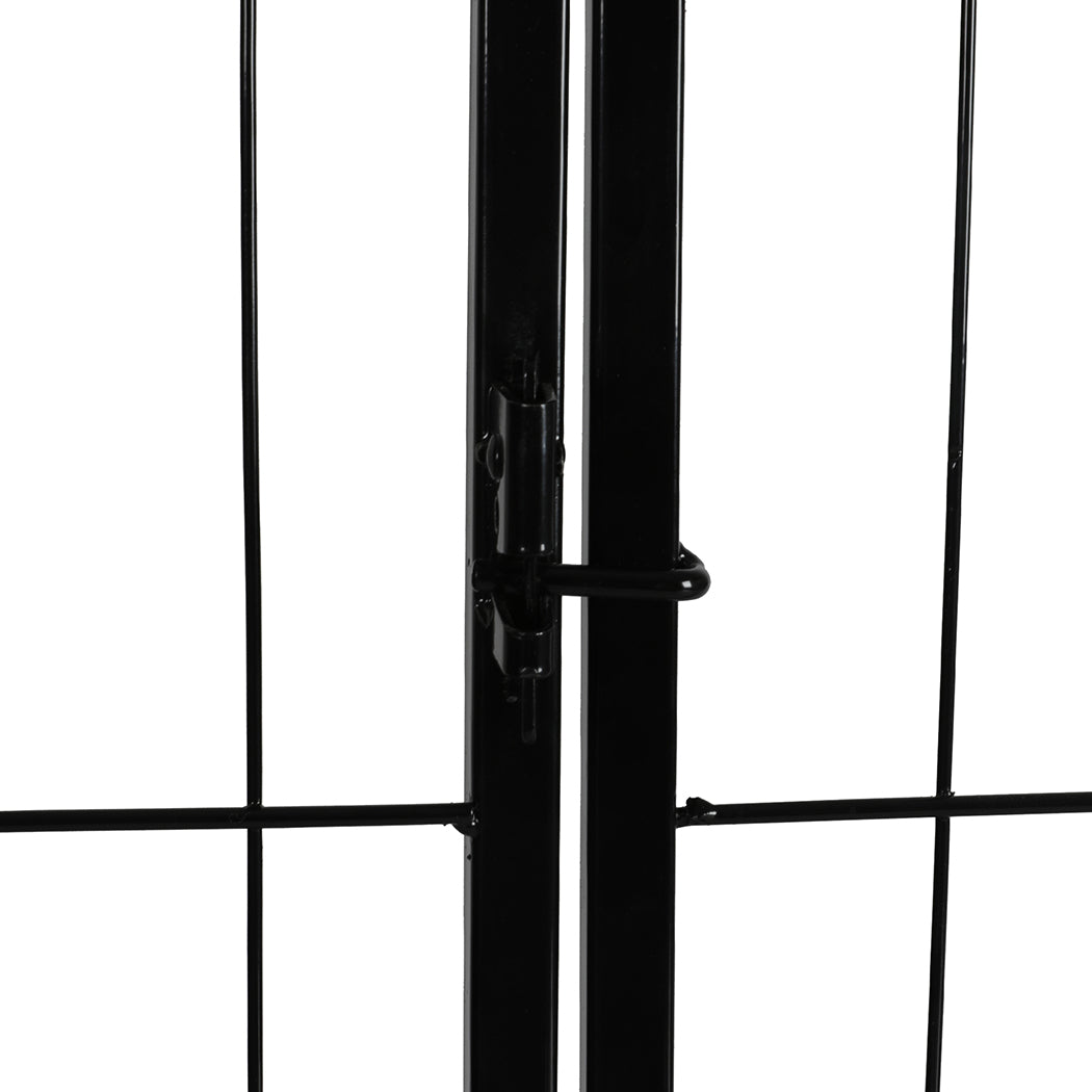pawz-8-panel-pet-dog-playpen-puppy-exercise-black-24-inch-1975420507511721987