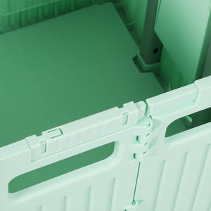 Folding Shopping Trolley Cart Portable Green-1973193722497732612