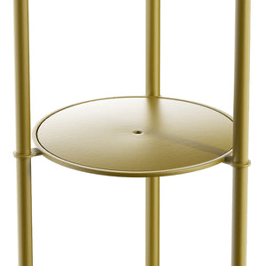 Levede Coat Rack Clothes Stand 8 Hook Organizer Gold-1973193820849967108