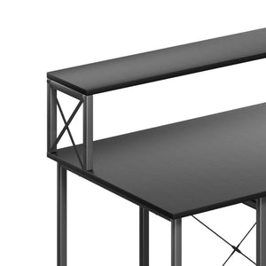 Levede Office Gaming Computer Desk Black-1996005369289248772