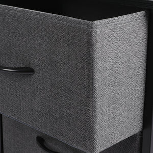Levede Storage Cabinet Tower Chest Dark Grey-1973194073615503364