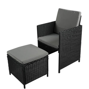 Levede 9PCS Outdoor Table Chair Set-1975420436934168580