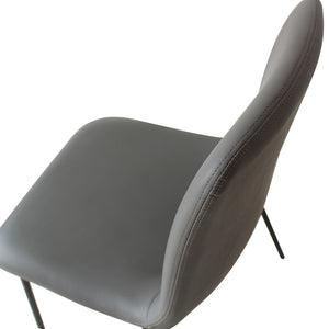 Levede Stackable Dining Chairs Kitchen Grey-1975420496312930308