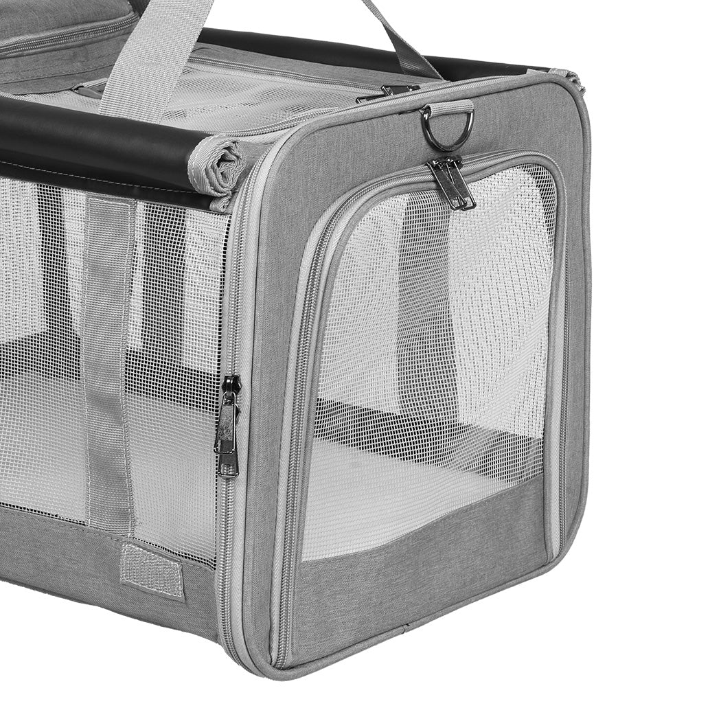 pawz-3-in-1-pet-soft-crate-dog-cat-carrier-xl-size-grey-1996005445273260036
