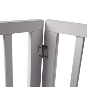 Wooden Pet Gate Dog Fence Retractable White 2000x 3MM-1973193642378137604