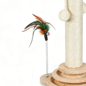 Pawz Cat Scratcher Wooden Scratching Post-1996005539410219012
