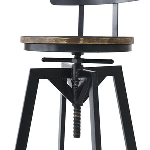 Levede 4x Bar Stool Industrial Adjustable-1996005467549208580