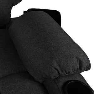 Levede Recliner Chair Electric Lift Black-1975420439211675652