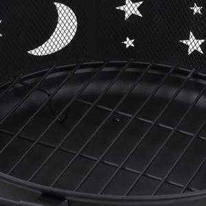 Fire Pit BBQ Grill Pits Outdoor Fireplace-1973193619506597892