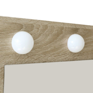 Levede Dressing Table Stool Set Makeup Mirror Led-1996005494019461124