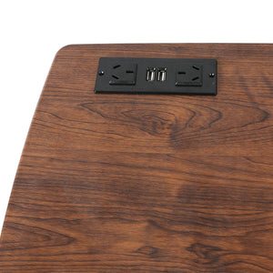 Levede Standing Desk Height Adjustable Brown-1973193834460483588