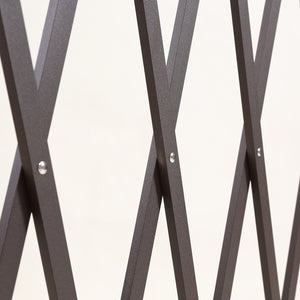 Garden Security Fence Gate Gate Metal Brown-1973194021266395140