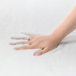 Marlow Floor Rug Area Rugs Cloud Fluffy 80X200cm White-1975420463278592004