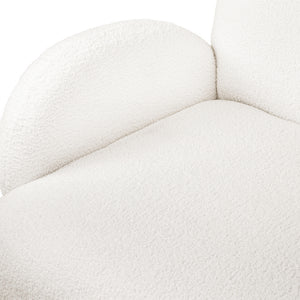 Levede Cloud Sofa 3 Seater Sherpa Fleece White-1996005373437415428