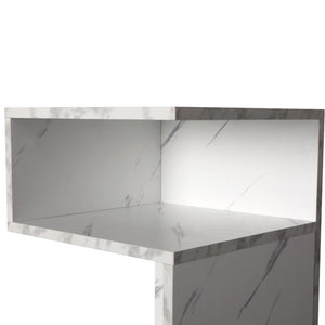 Levede 1xBedside Tables Drawers Side White-1973193985103106052