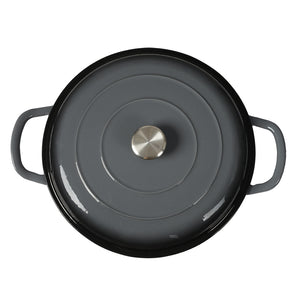 3.5L Enamel Dutch Oven Pan in Black Colour-1975420477065269252