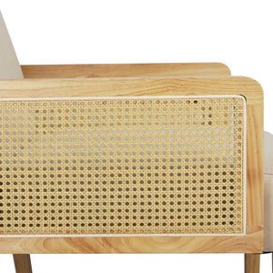Levede Rattan Lounge Armchair-1975420378419433476