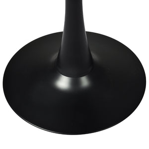 Levede 2x Round Bar Table Pub Tables Black-1975420497994846212