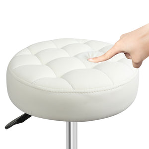 Levede 2x Rolling Bar Stool Swivel Salon SPA Chair Beige-1996005583764983812