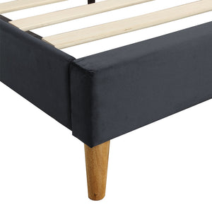 Levede Fabric Bed Frame Double Mattress Grey-1973194029692751876