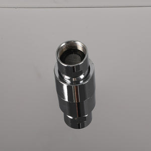 High Pressure Shower Head Set Rain Square Silver-1975420467527421956